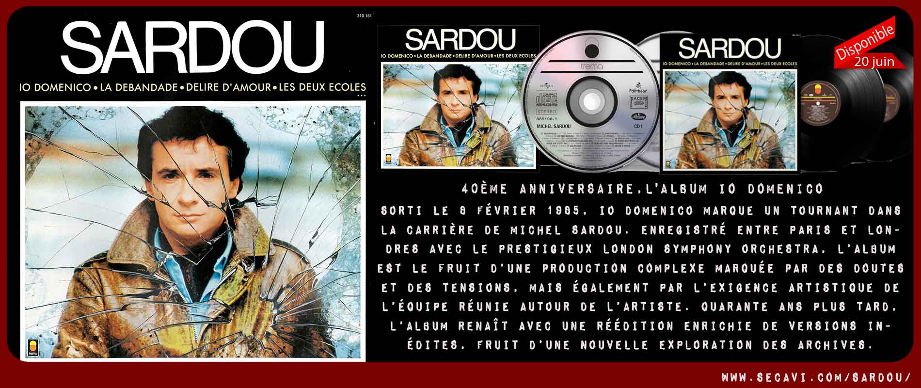 Michel Sardou Anniversaire 45 ans