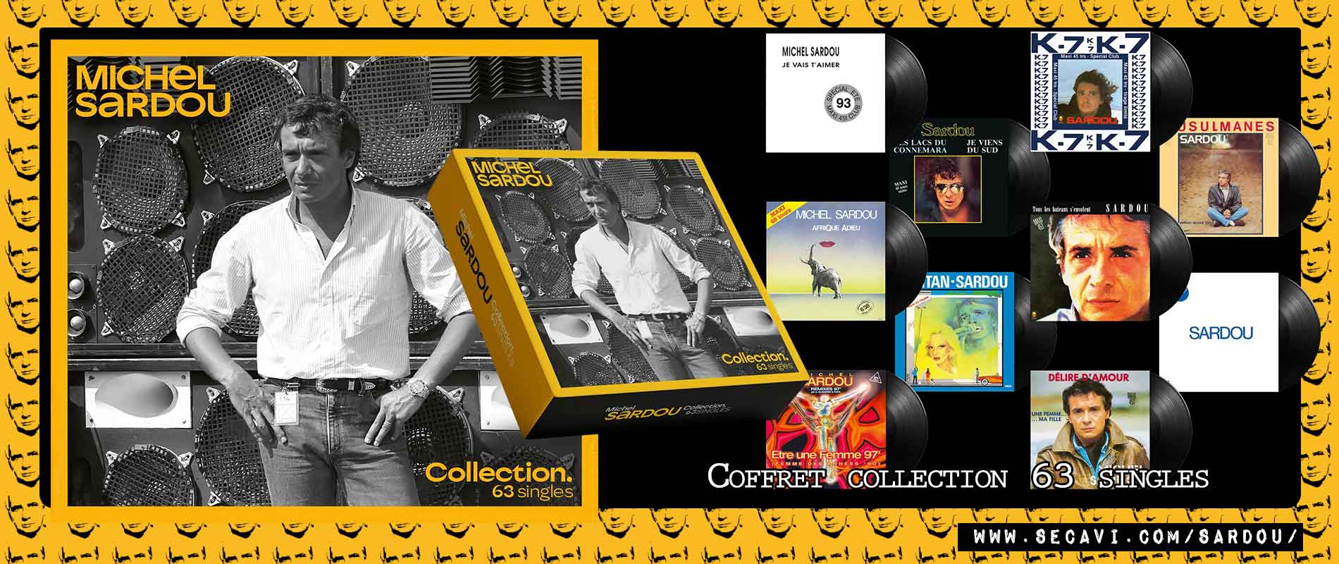 Coffret collection 63 singles